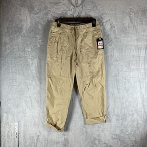 Nautica Women's Pants‎ The Capian Cargo XS Pull On Drawstring Relaxed Straight